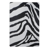Zebrastreeppatroon Mini Klembord (Achterkant)