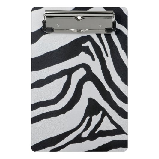 Zebrastreeppatroon Mini Klembord (Voorkant)