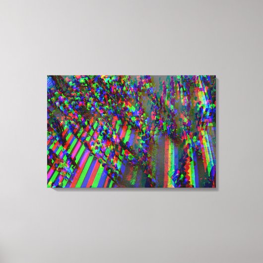 Zebrastreifen - Urban 0366  Canvas Afdruk (Voorkant)