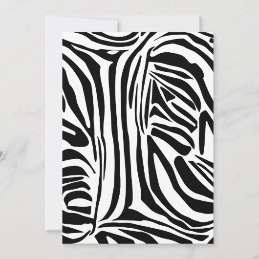 Zebrastrepen Aankondiging (Voorkant)