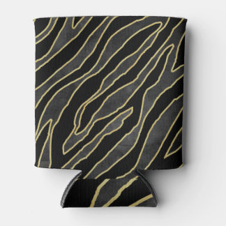 Zebrastrepen: Abstract monochroom naadloos. Blikjeskoeler