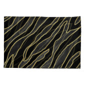 Zebrastrepen: Abstract monochroom naadloos. Kussensloop (Achterkant)