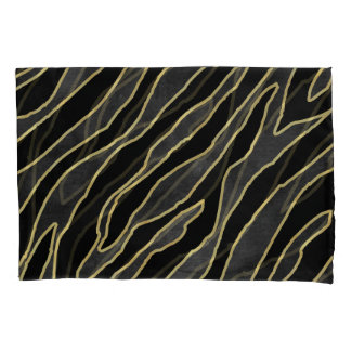 Zebrastrepen: Abstract monochroom naadloos. Kussensloop
