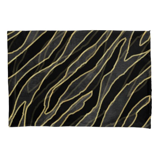 Zebrastrepen: Abstract monochroom naadloos. Kussensloop (Voorkant)