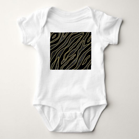Zebrastrepen: Abstract monochroom naadloos. Romper (Voorkant)