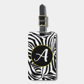 Zebrastrepen Bagagelabel (Voorkant verticaal)