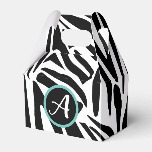 Zebrastrepen Bedankdoosjes (Voorkant Zijde)