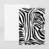 Zebrastrepen Bedankkaart (Voorkant / Achterkant)