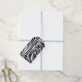 Zebrastrepen Cadeaulabel (Met Touw)