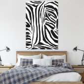 Zebrastrepen Canvas Afdruk (Insitu (Slaapkamer))