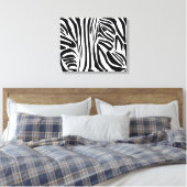 Zebrastrepen Canvas Afdruk (Insitu (Slaapkamer))