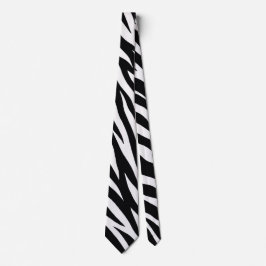 Zebrastrepen Dierenpatroon Stropdas