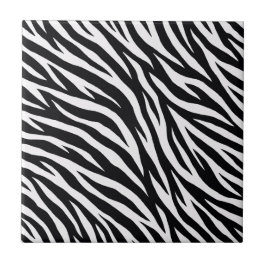 Zebrastrepen Dierenpatroon Tegeltje