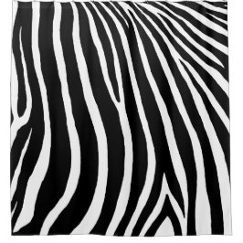 Zebrastrepen douchegordijn