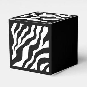 Zebrastrepen Favor Dozen Bedankdoosjes