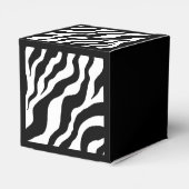 Zebrastrepen Favor Dozen Bedankdoosjes (Achterkant)