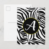 Zebrastrepen Feestdagenkaart (Voorkant / Achterkant)