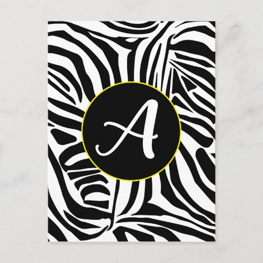 Zebrastrepen Feestdagenkaart (Voorkant)