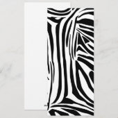 Zebrastrepen Feestdagenkaart (Voorkant / Achterkant)