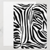 Zebrastrepen Feestdagenkaart (Voorkant / Achterkant)
