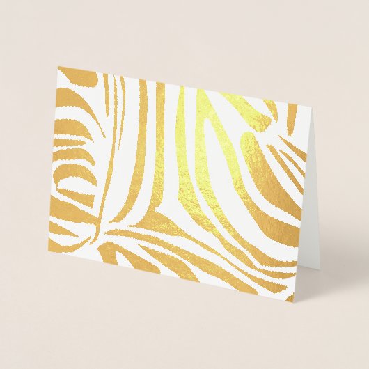Zebrastrepen Folie Kaarten (Voorkant)
