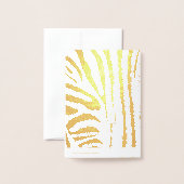 Zebrastrepen Folie Kaarten (Met envelop)