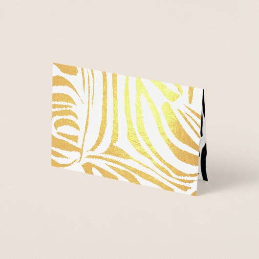 Zebrastrepen Folie Kaarten (Voorkant)