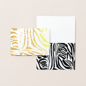 Zebrastrepen Folie Kaarten (Display)