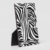 Zebrastrepen Fotoplaat (Zijkant)