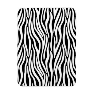 Zebrastrepen in zwart en witte vacht effect magneet