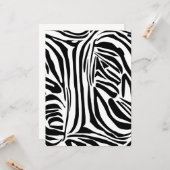 Zebrastrepen Kaart (Voorkant / Achterkant in situ)