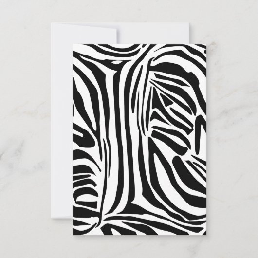 Zebrastrepen Kaart (Voorkant)