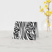 Zebrastrepen Kaart (Gele Bloem)