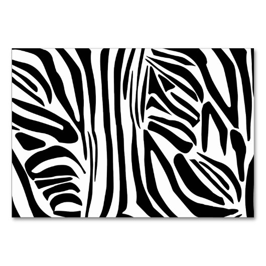 Zebrastrepen Kaart (Voorkant)