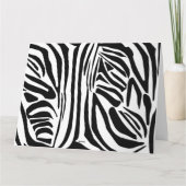 Zebrastrepen Kaart (Achterkant)