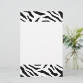 Zebrastrepen Kantoorartikelen Briefpapier (Staand voorkant)
