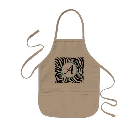 Zebrastrepen Kinder Schort (Voorkant)