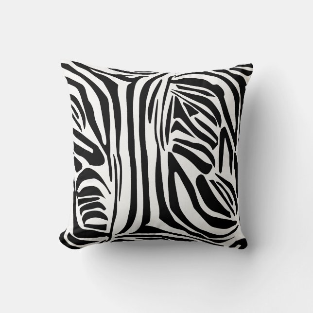 Zebrastrepen Kussen (Voorkant)