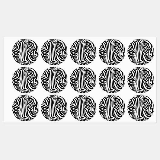 Zebrastrepen Labels (Vel)