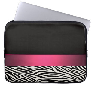 Zebrastrepen Laptop Sleeve