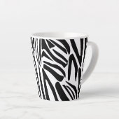 Zebrastrepen Latte Mok (Rechterhoek)