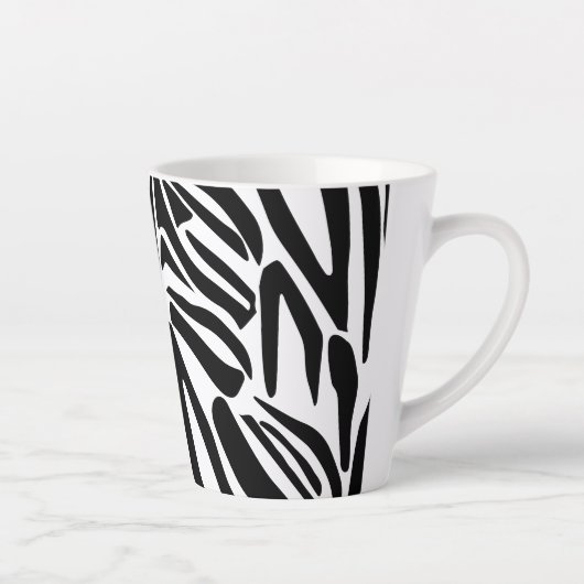 Zebrastrepen Latte Mok (Rechts)