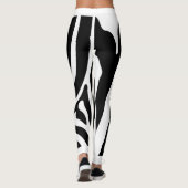 Zebrastrepen leggings (Achterkant)