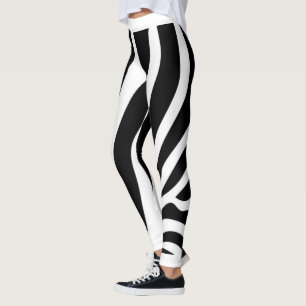 Zebrastrepen leggings