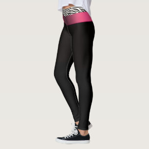 Zebrastrepen Leggings