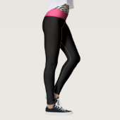 Zebrastrepen Leggings (Rechts)