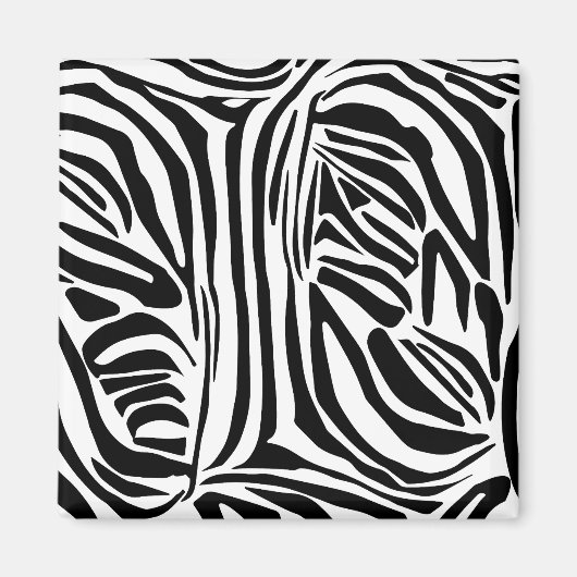 Zebrastrepen Magneet (Voorkant)