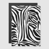 Zebrastrepen Magnetische Uitnodiging (Voorkant / Achterkant)
