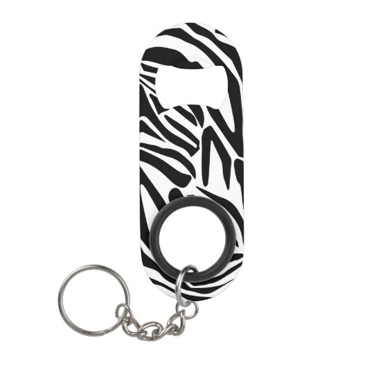 Zebrastrepen Mini Flessenopener (Voorkant)
