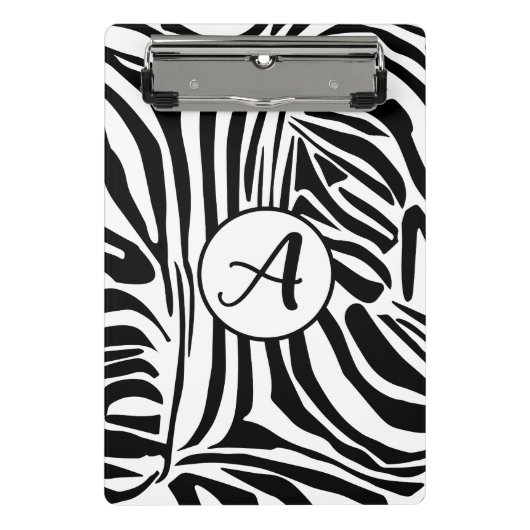 Zebrastrepen Mini Klembord (Voorkant)